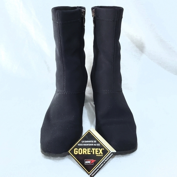 Ara Bea Gortex Black All Weather Mid Calf Boots - Picture 1 of 13